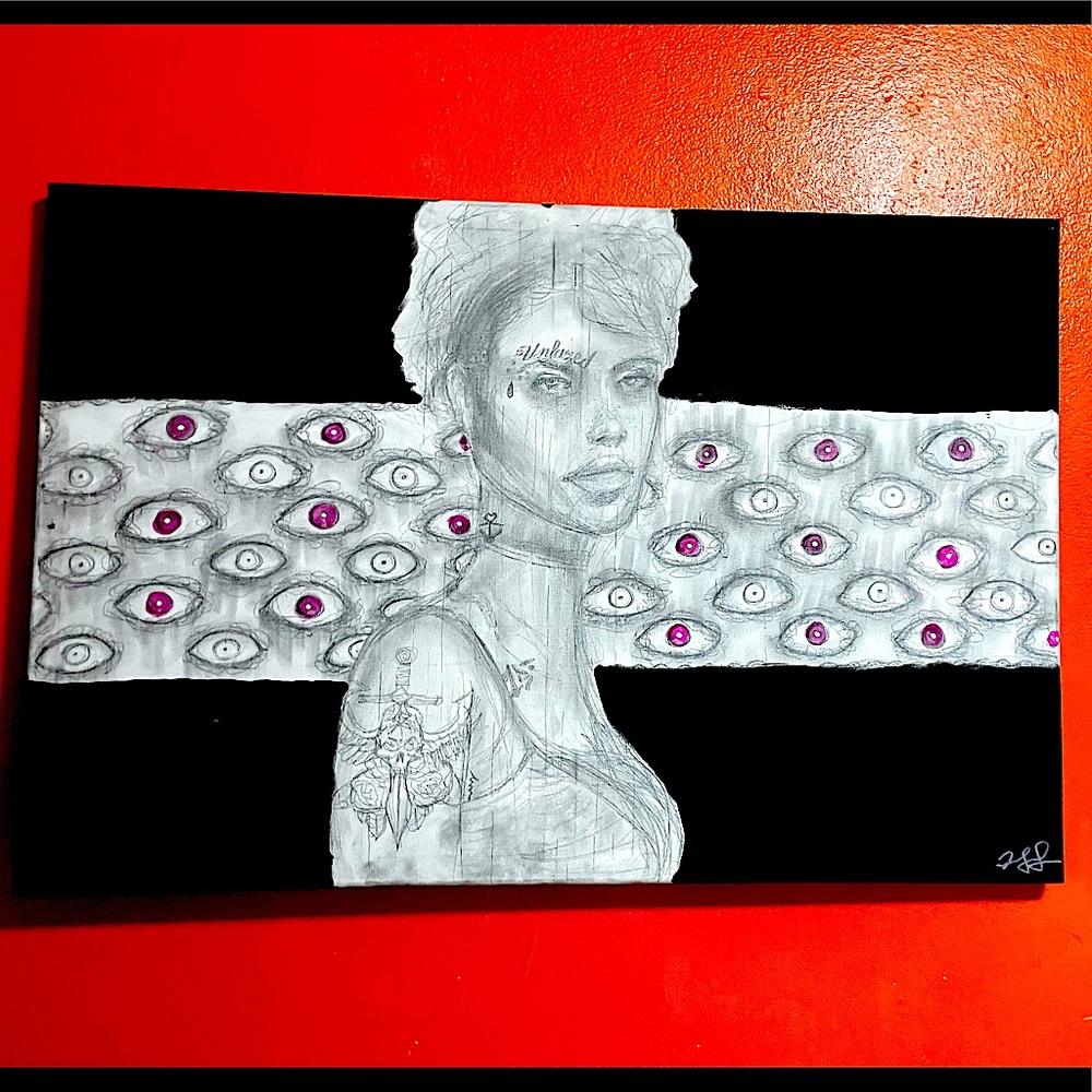 Big original ONE OF A KIND painting.